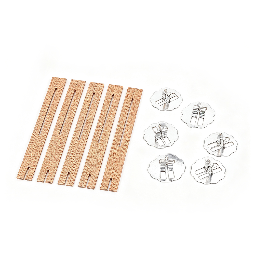 Candle Supplies Beeswax - 5 mèches de bougie en bois