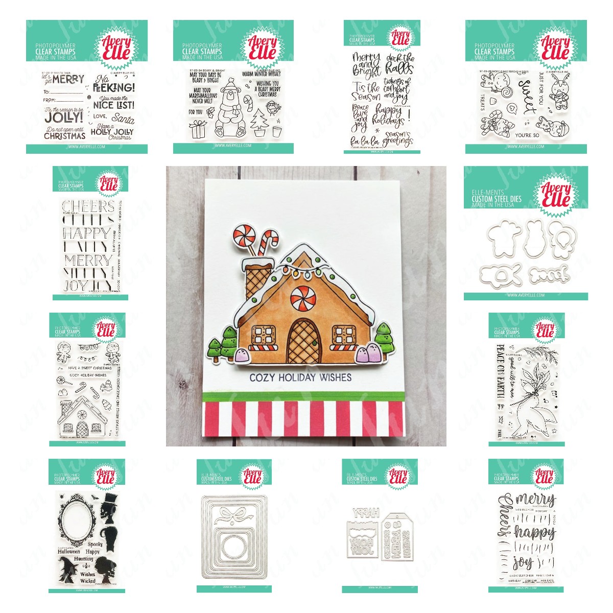 Candle Sachet - Cadres en pain d'épice de Noël,