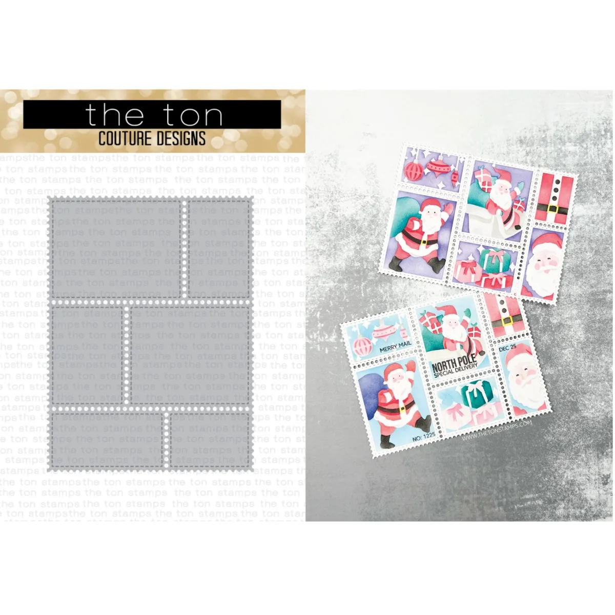 Candle Sachet - Pochoirs d'affranchissement de superposition, matrices de