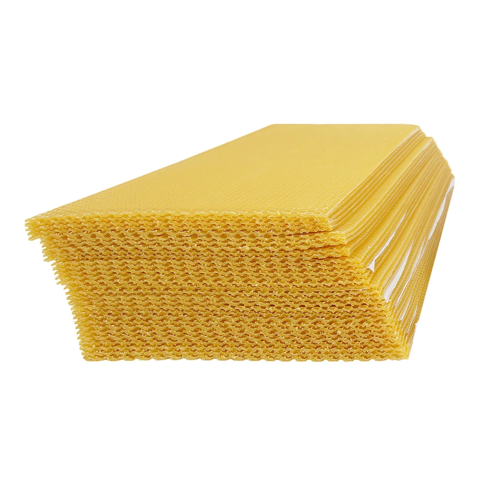 Candle Supplies Beeswax - Feuilles de cire d'abeille 195*415mm pour