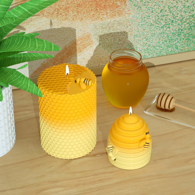 Candle Supplies Beeswax - Moule 3D en forme de nid