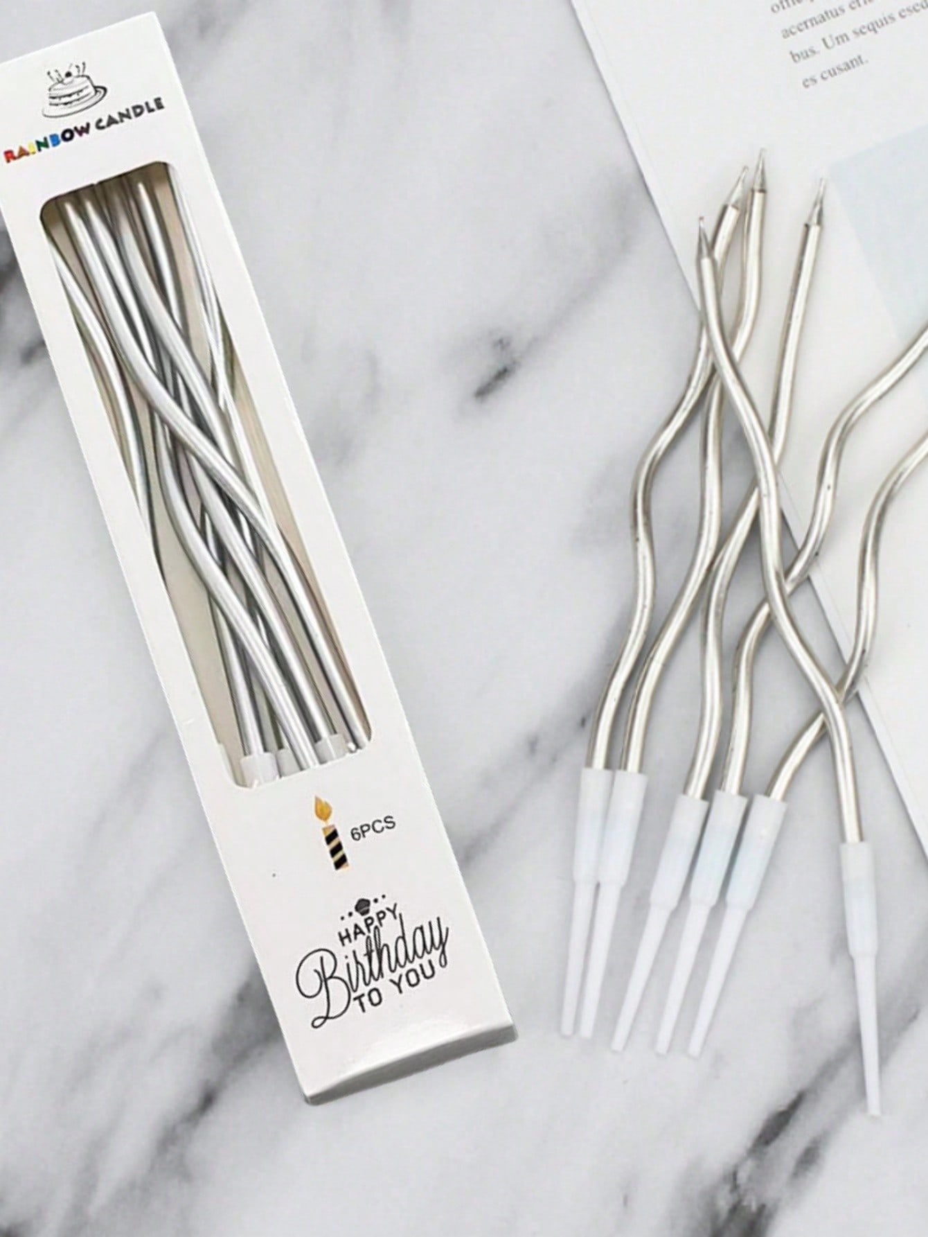 6 pièces/boîte Bougies d'anniv - Candle For Supplies avis et prix