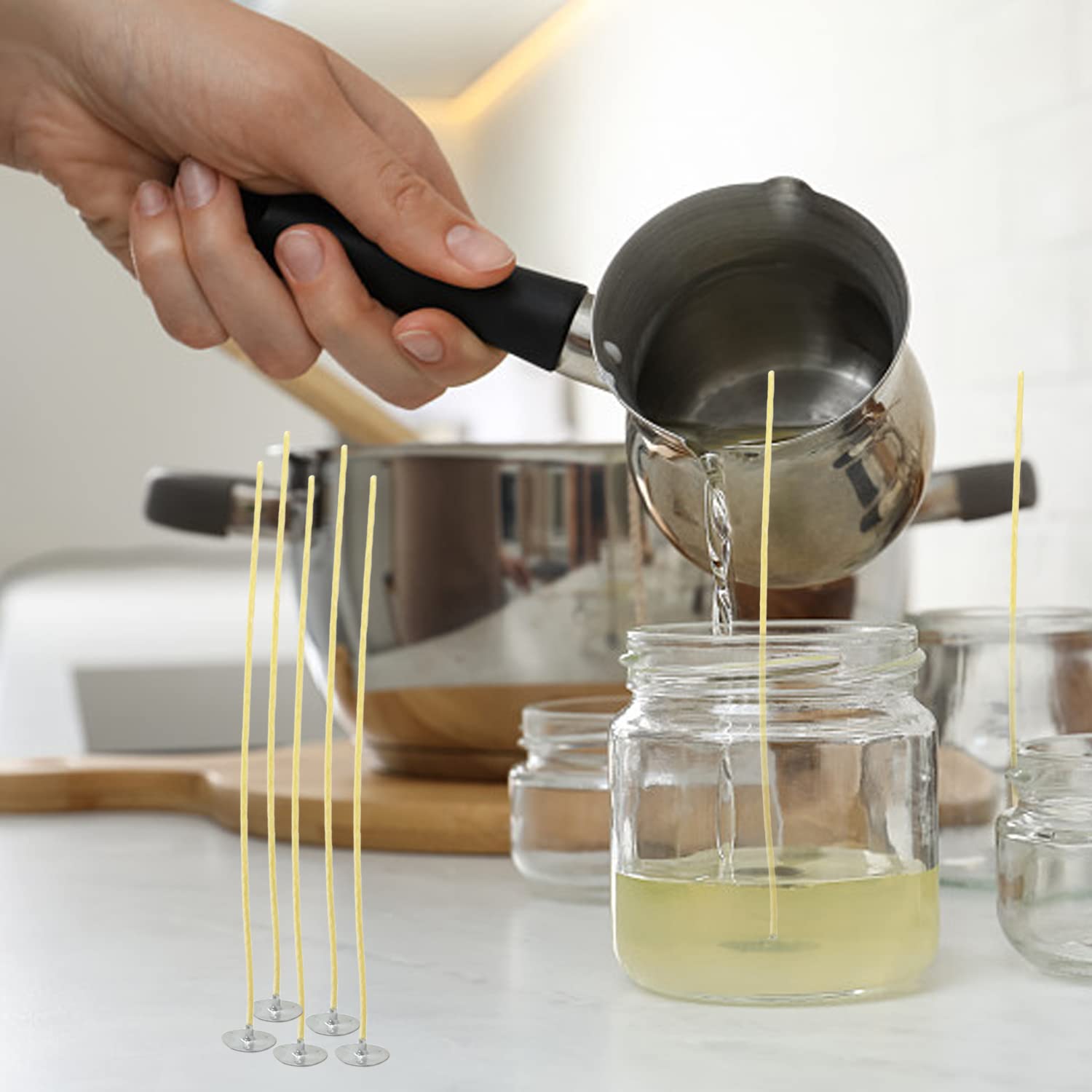 Mèches de bougies en cire d'ab - Candle Supplies Beeswax avis et prix
