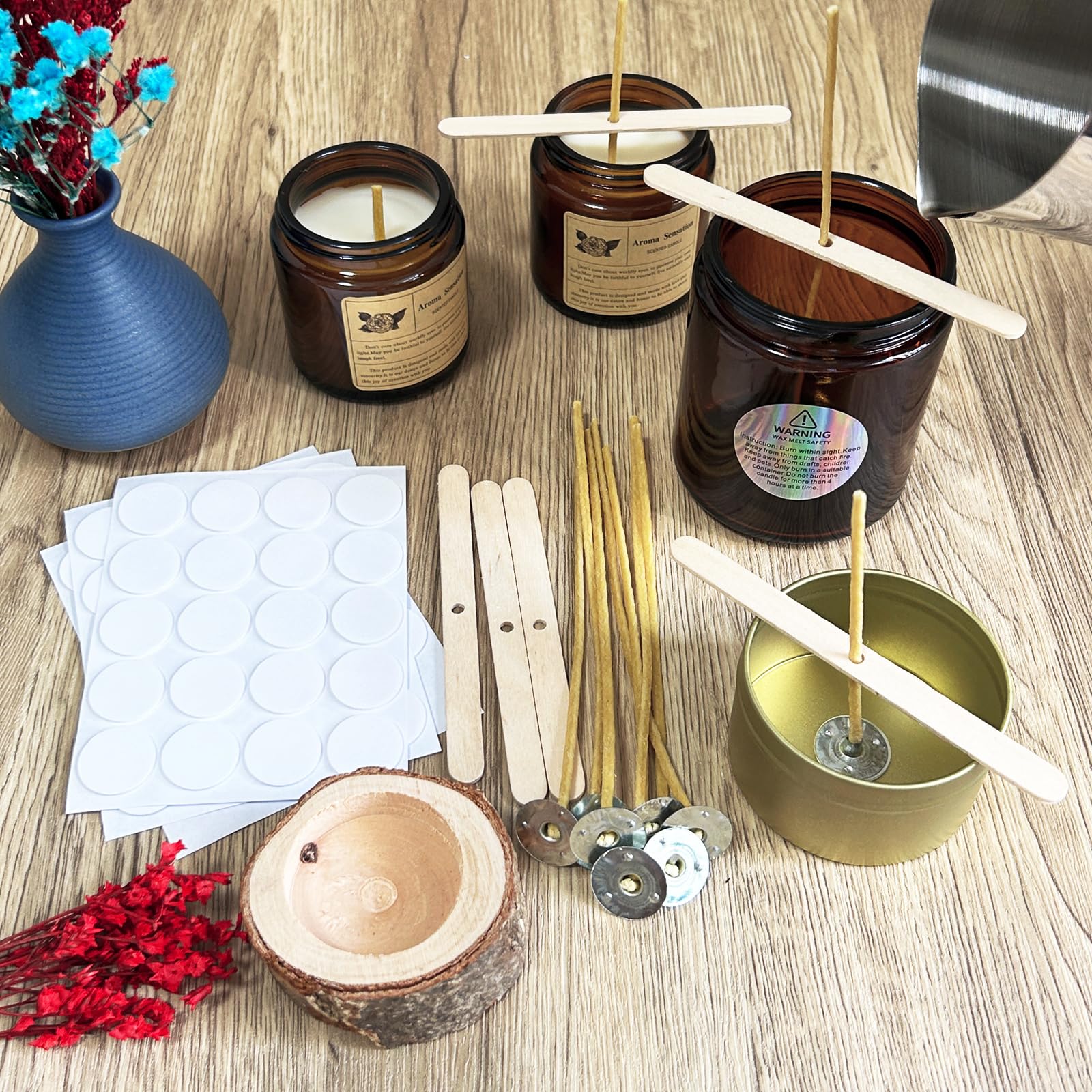 Mèches de bougies en cire d'ab - Candle Supplies Beeswax avis et prix