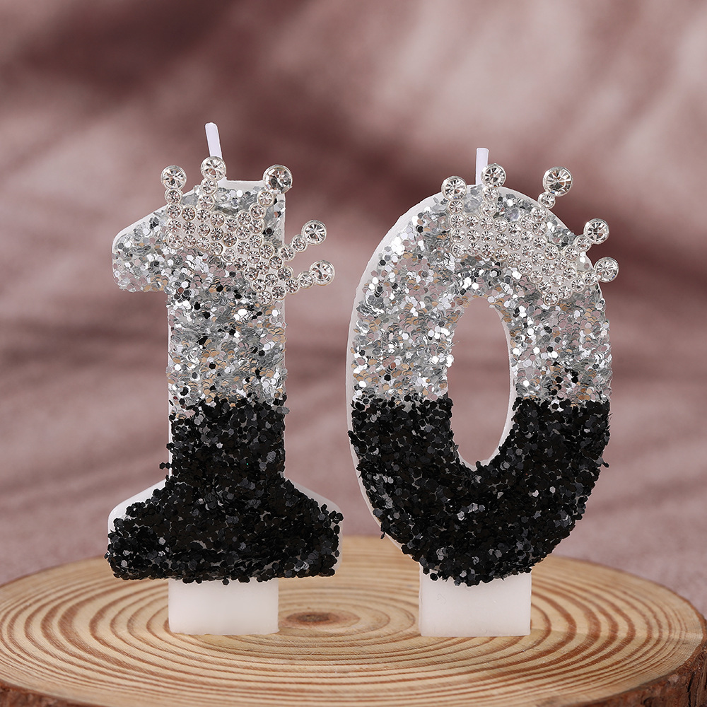 Couronne dégradée noir-argent  - Candle For Supplies avis et prix